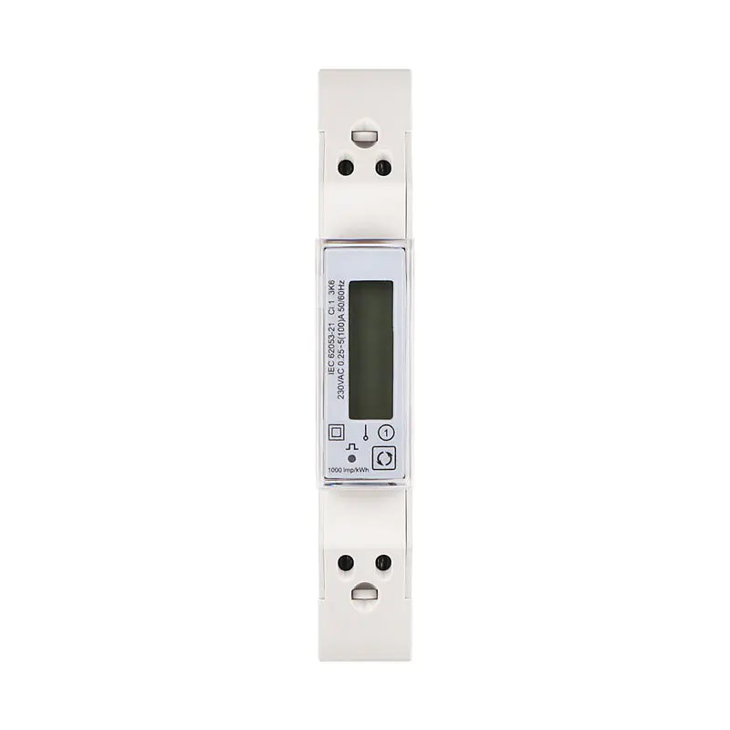 Fase tunggal Din Rail Energi Smart Meter